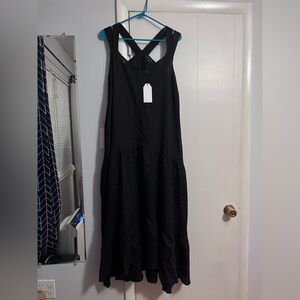 Universal Standard Black Maxi Dress Size S New with tags!